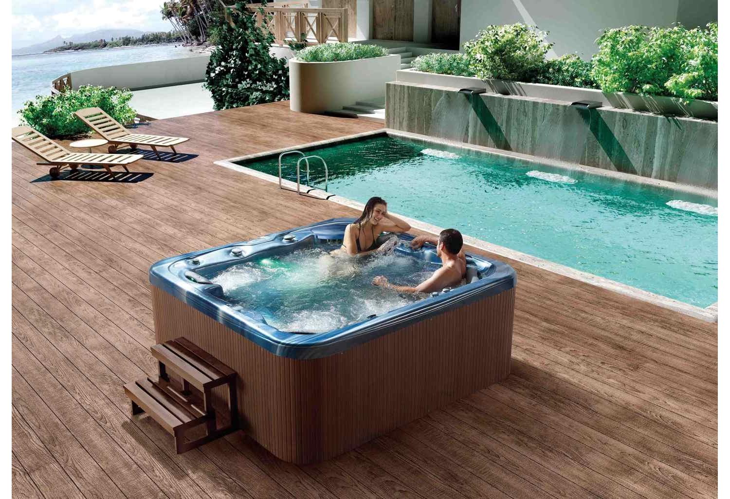 Vasca idromassaggio da esterno jacuzzi Nova