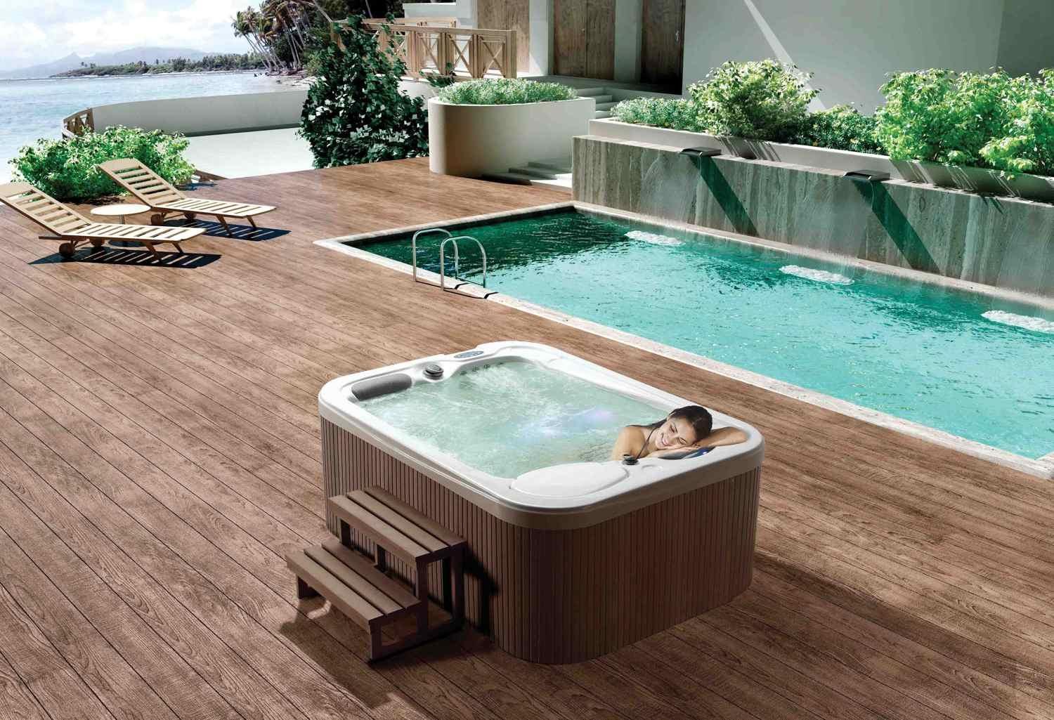 Vasca idromassaggio da esterno jacuzzi Grace