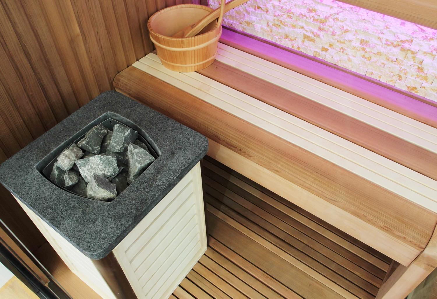 |Sauna finlandese e Bagno turco con doccia AU-002B|