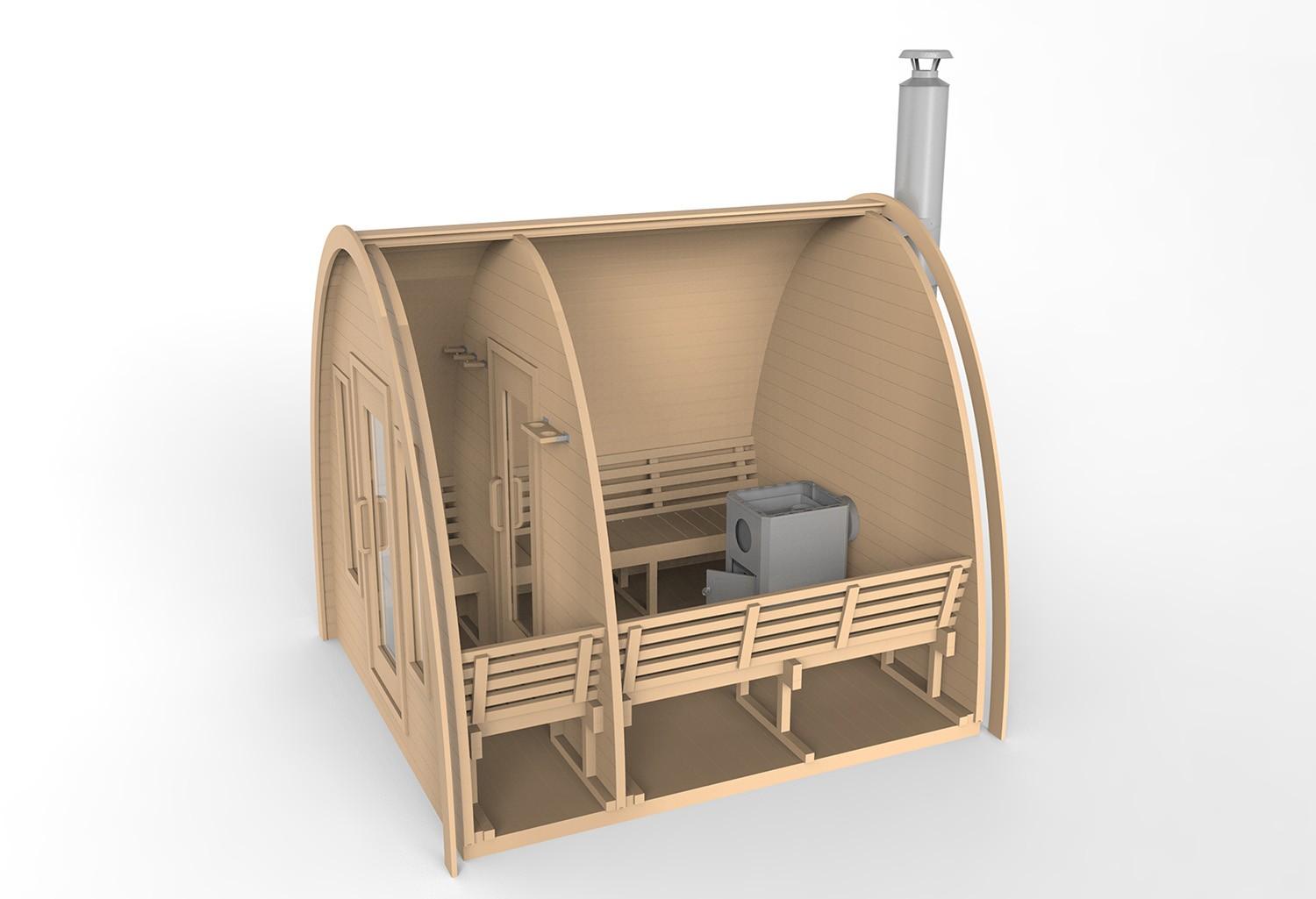 |Sauna da esterno a forma di igloo AG-001A|