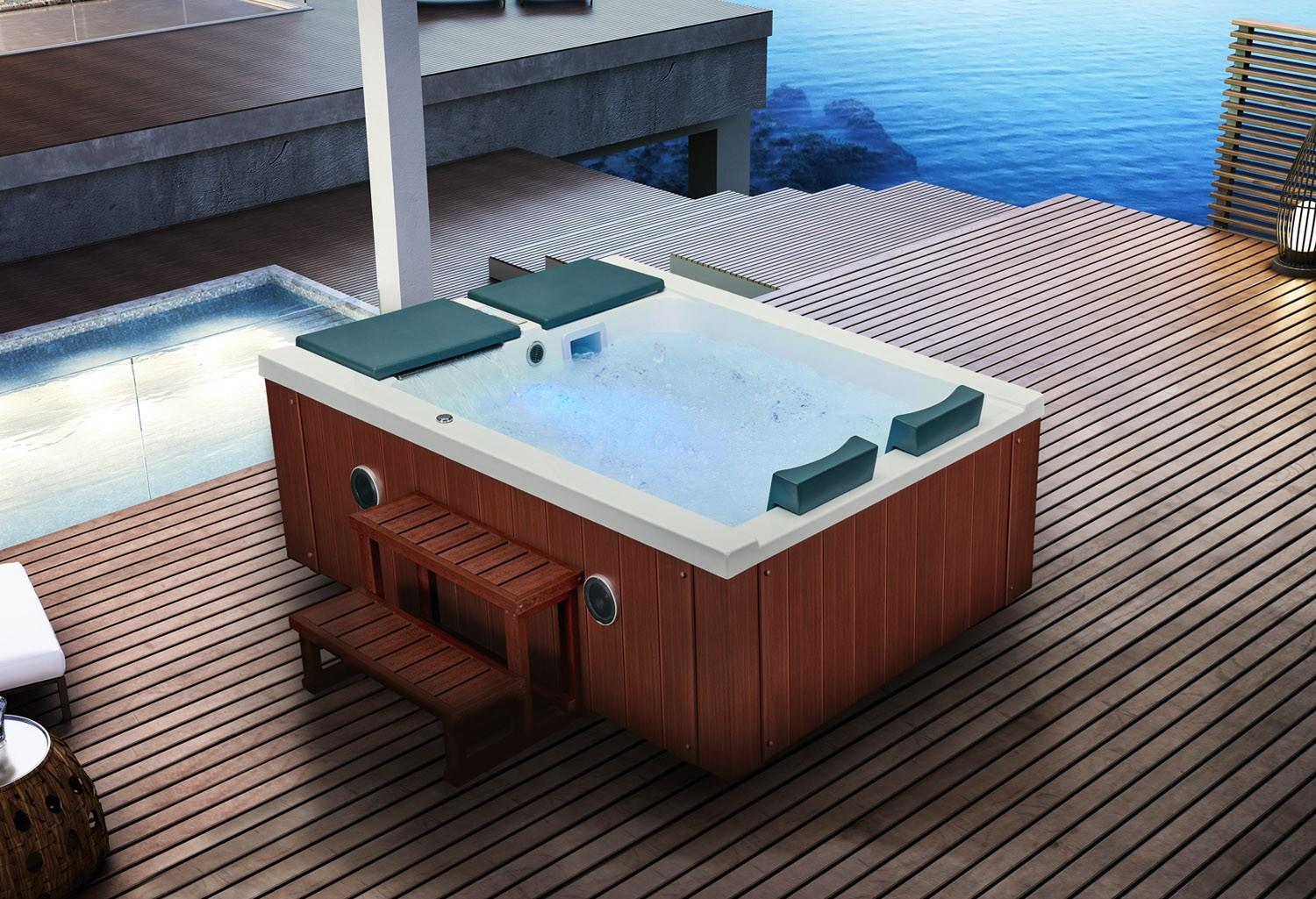 Vasca idromassaggio da esterno jacuzzi Crystal "Low Cost"