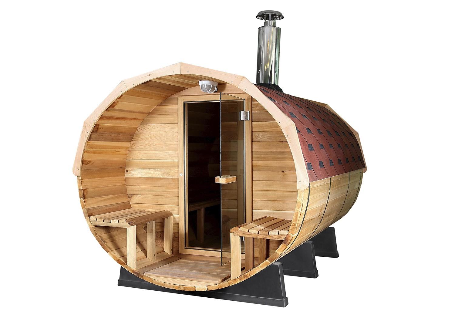 |Sauna da esterno a forma di barile AF-001B|