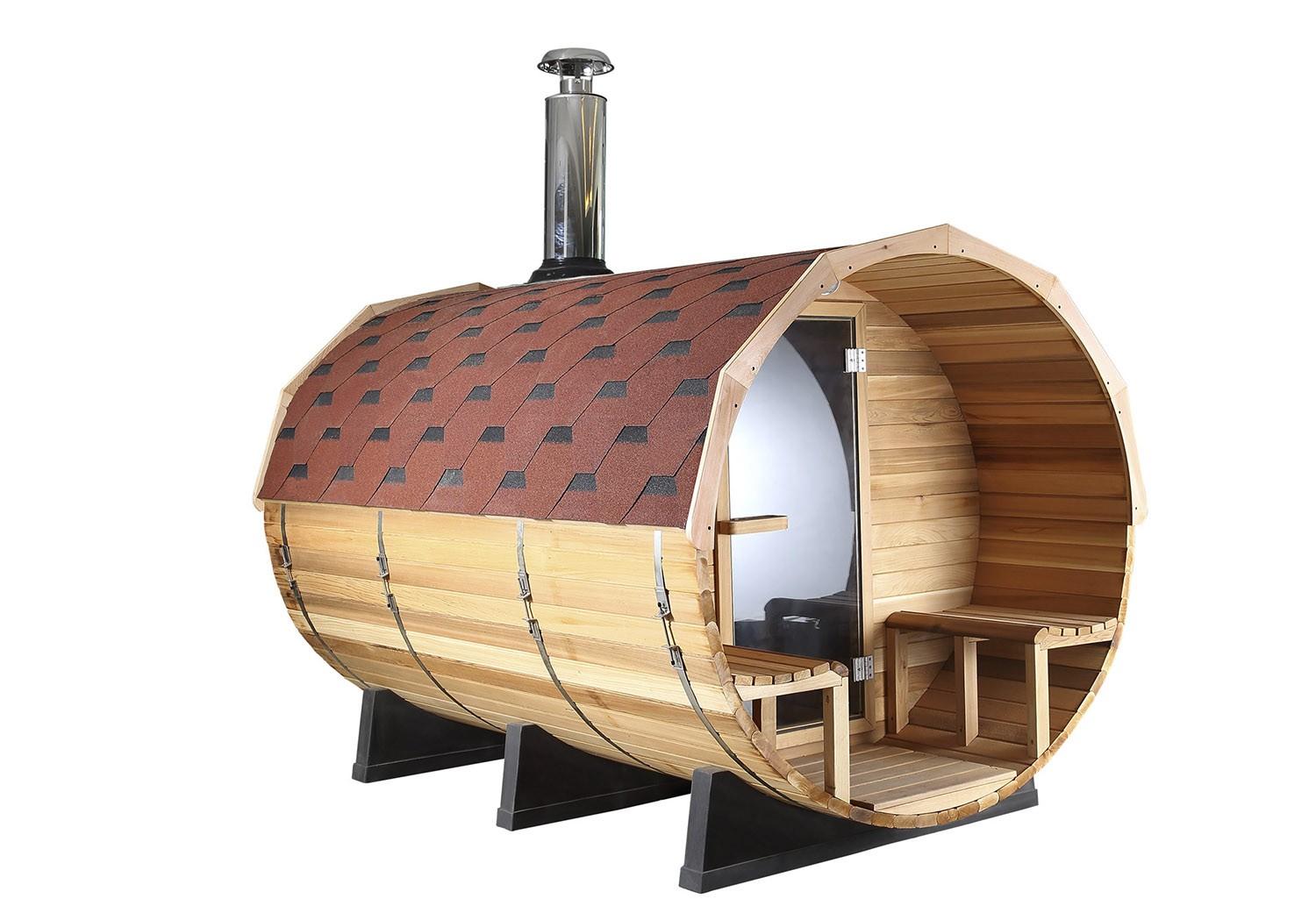 |Sauna da esterno a forma di barile AF-001B|