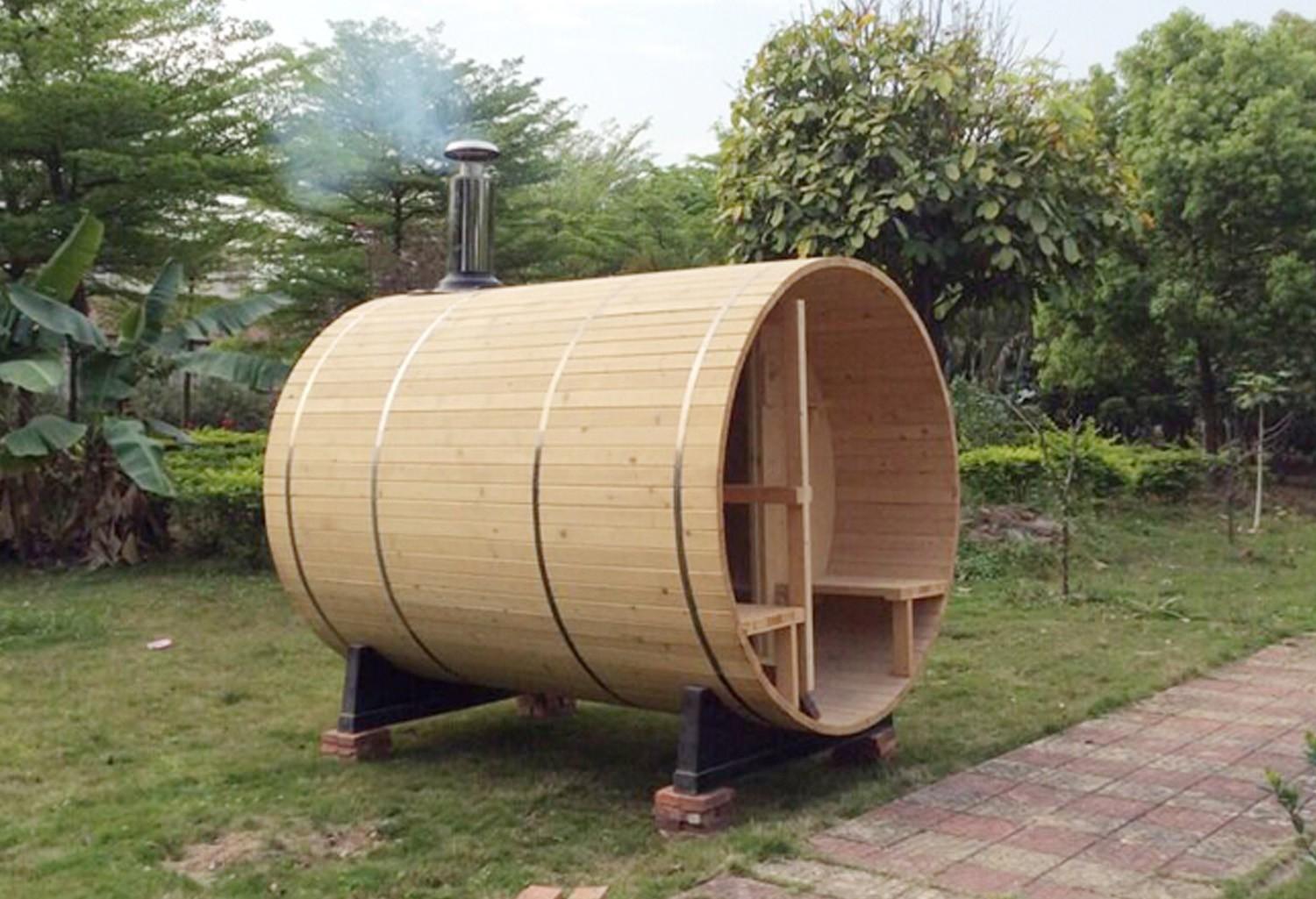 |Sauna da esterno a forma di barile AF-001A|