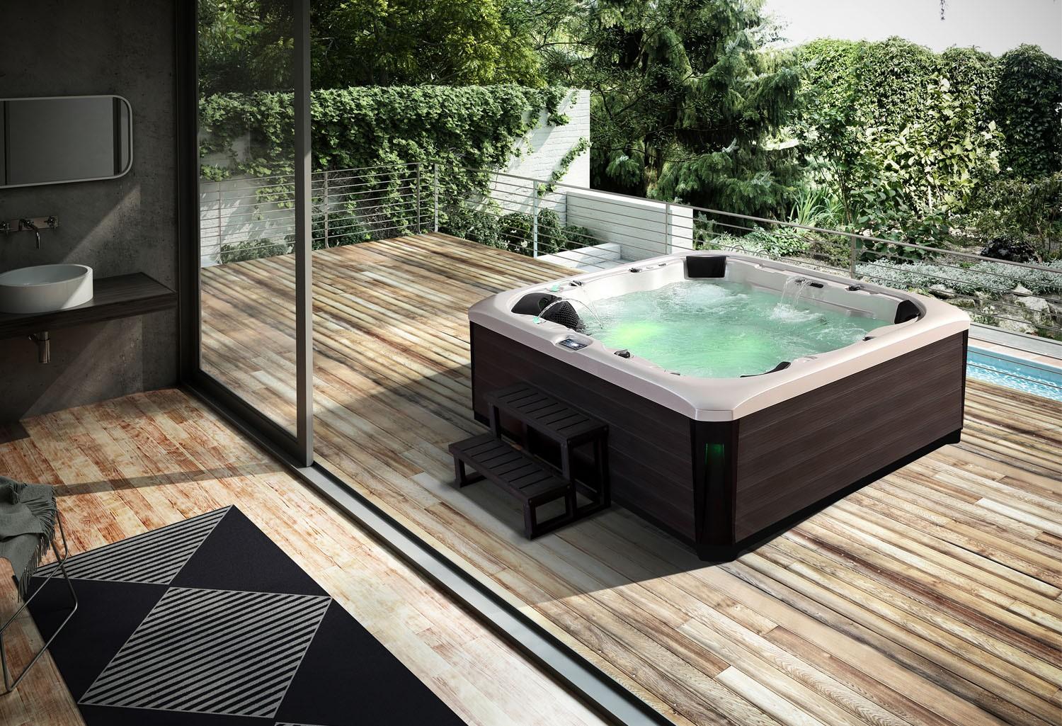 Vasca idromassaggio da esterno jacuzzi Solstice