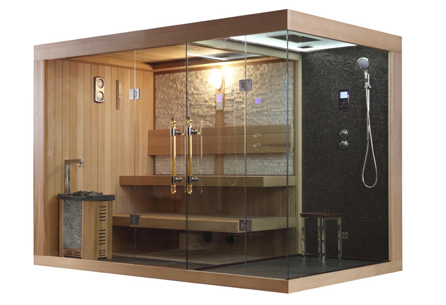 |Sauna finlandese e Bagno turco con doccia AT-002A|