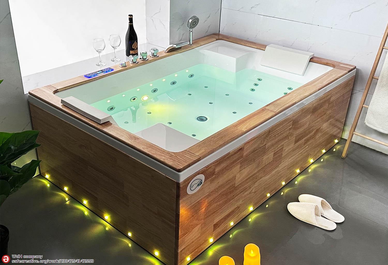 Vasca idromassaggio jacuzzi ITACA CLEAR WOOD