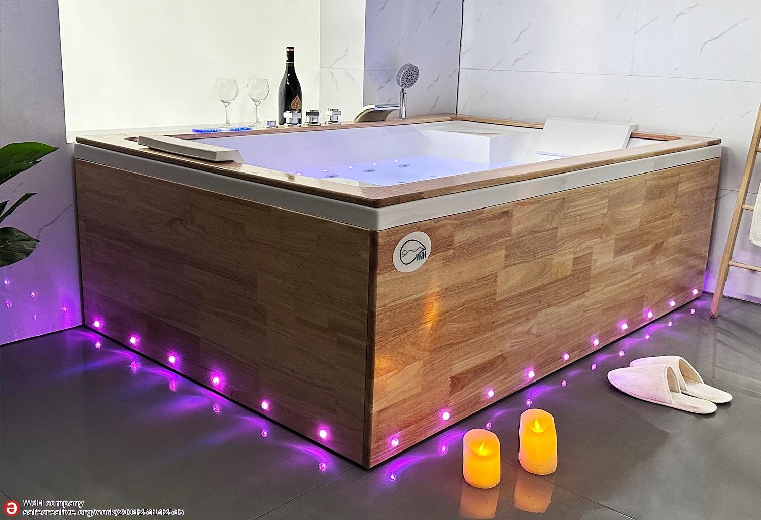 Vasca idromassaggio jacuzzi ITACA CLEAR WOOD