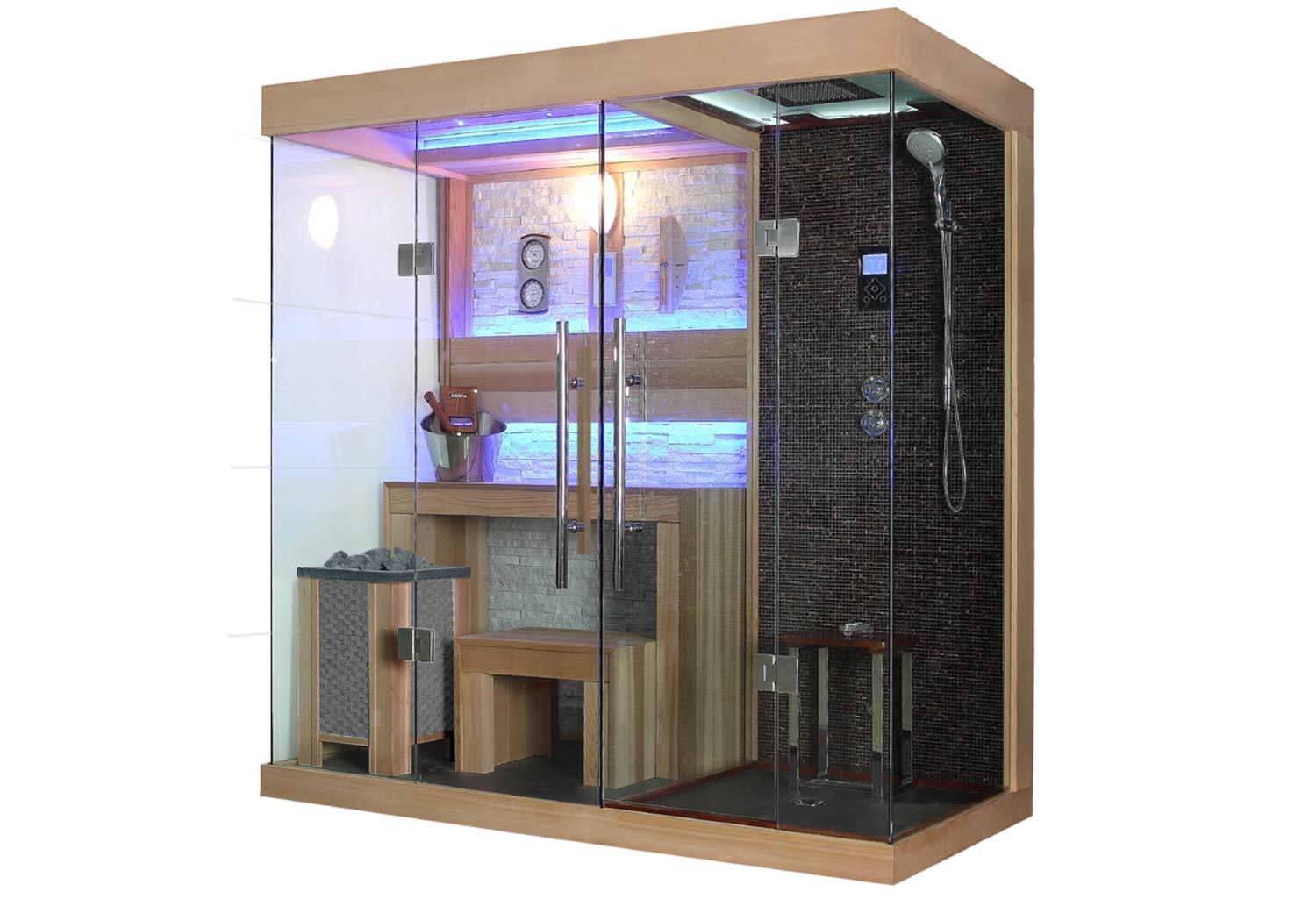 |Sauna finlandese e Bagno turco con doccia AT-001A|