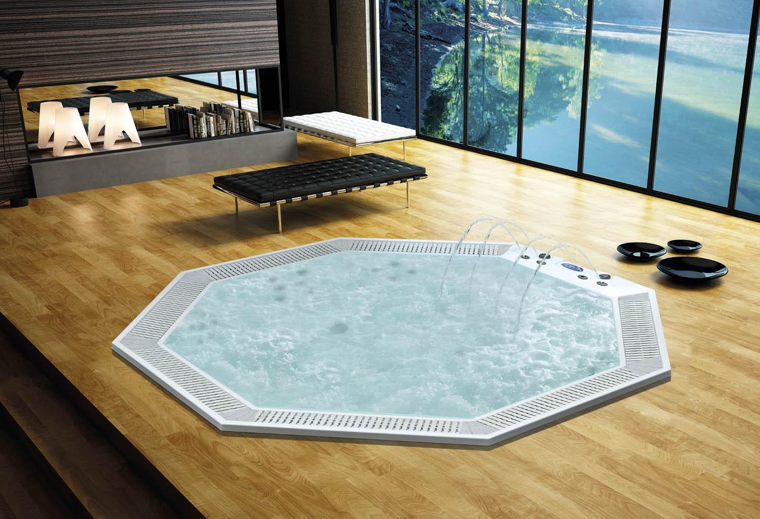 Vasca idromassaggio da esterno jacuzzi gigante AR-005