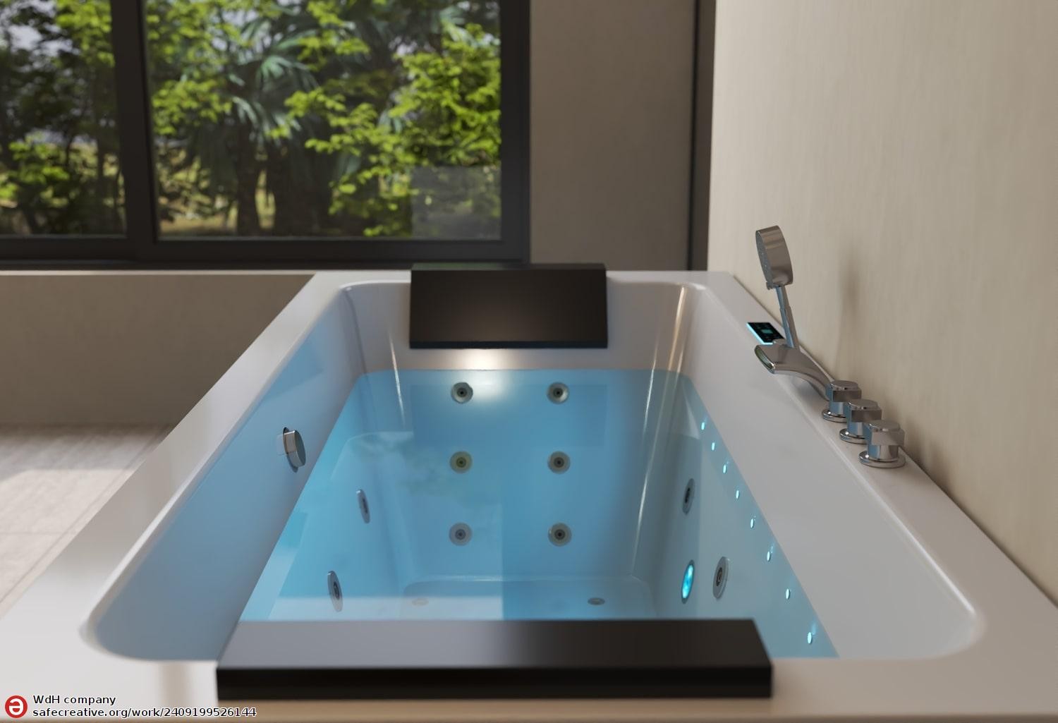 Vasca idromassaggio jacuzzi DELOS