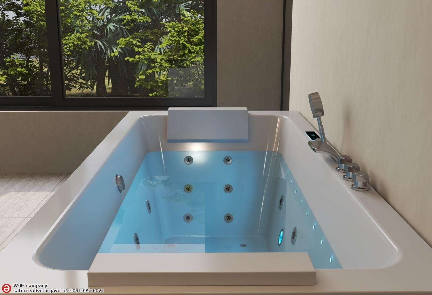 Vasca idromassaggio jacuzzi DELOS