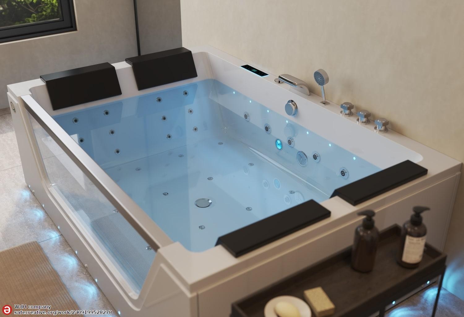 Vasca idromassaggio jacuzzi LEROS