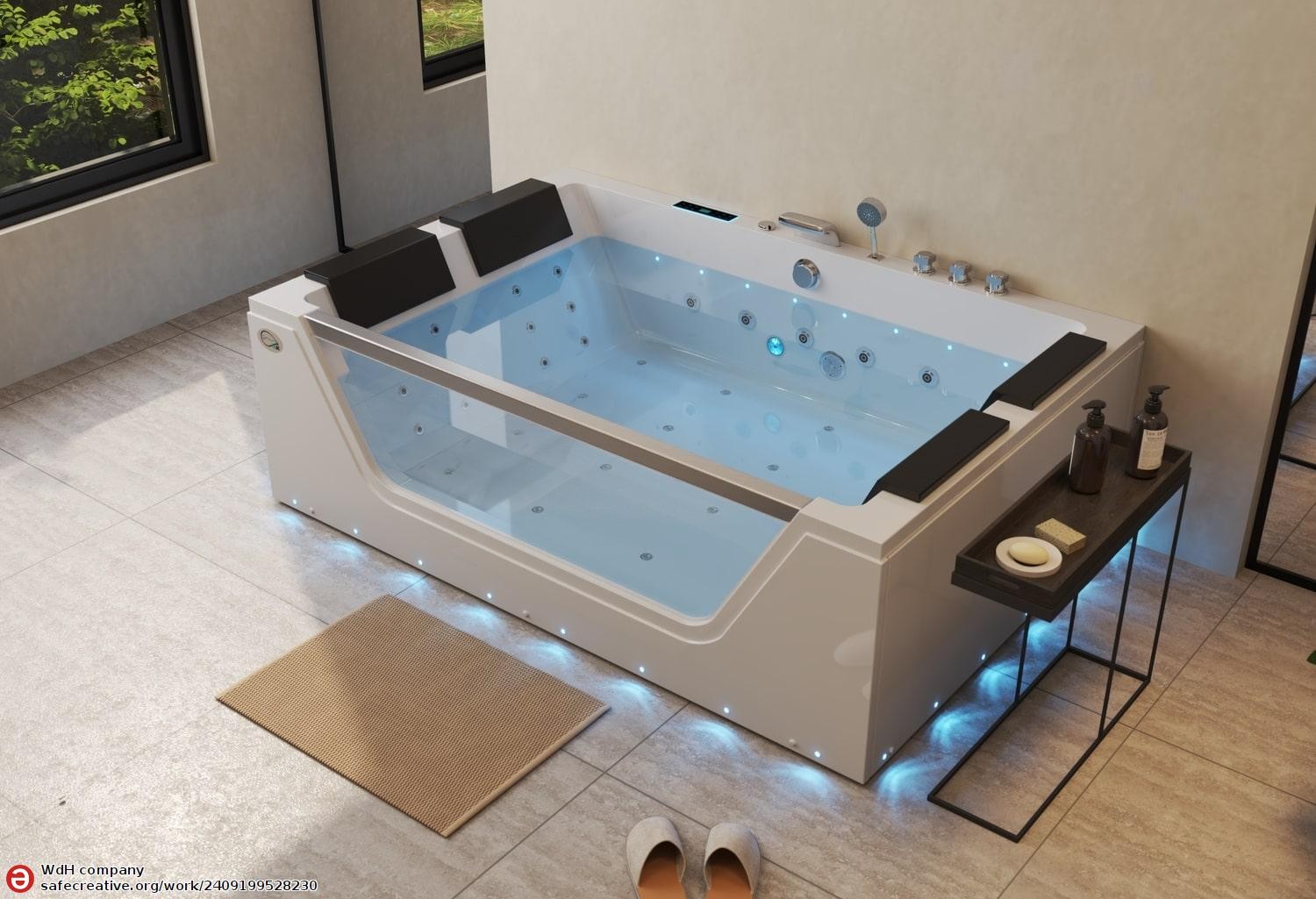 Vasca idromassaggio jacuzzi LEROS