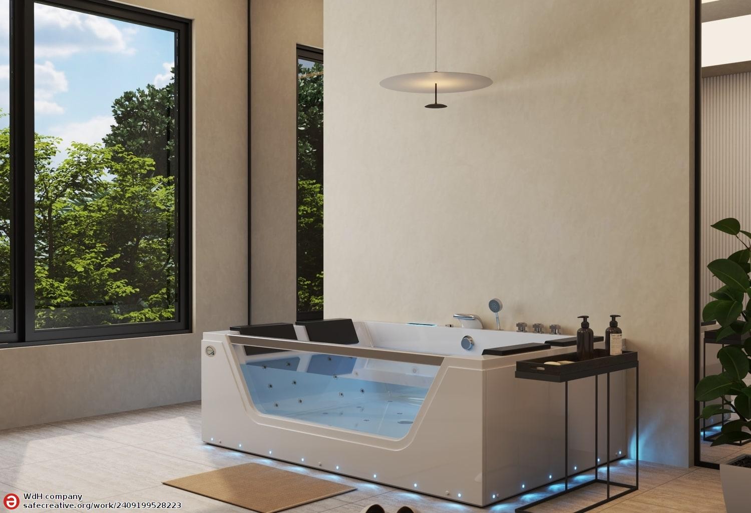 Vasca idromassaggio jacuzzi LEROS