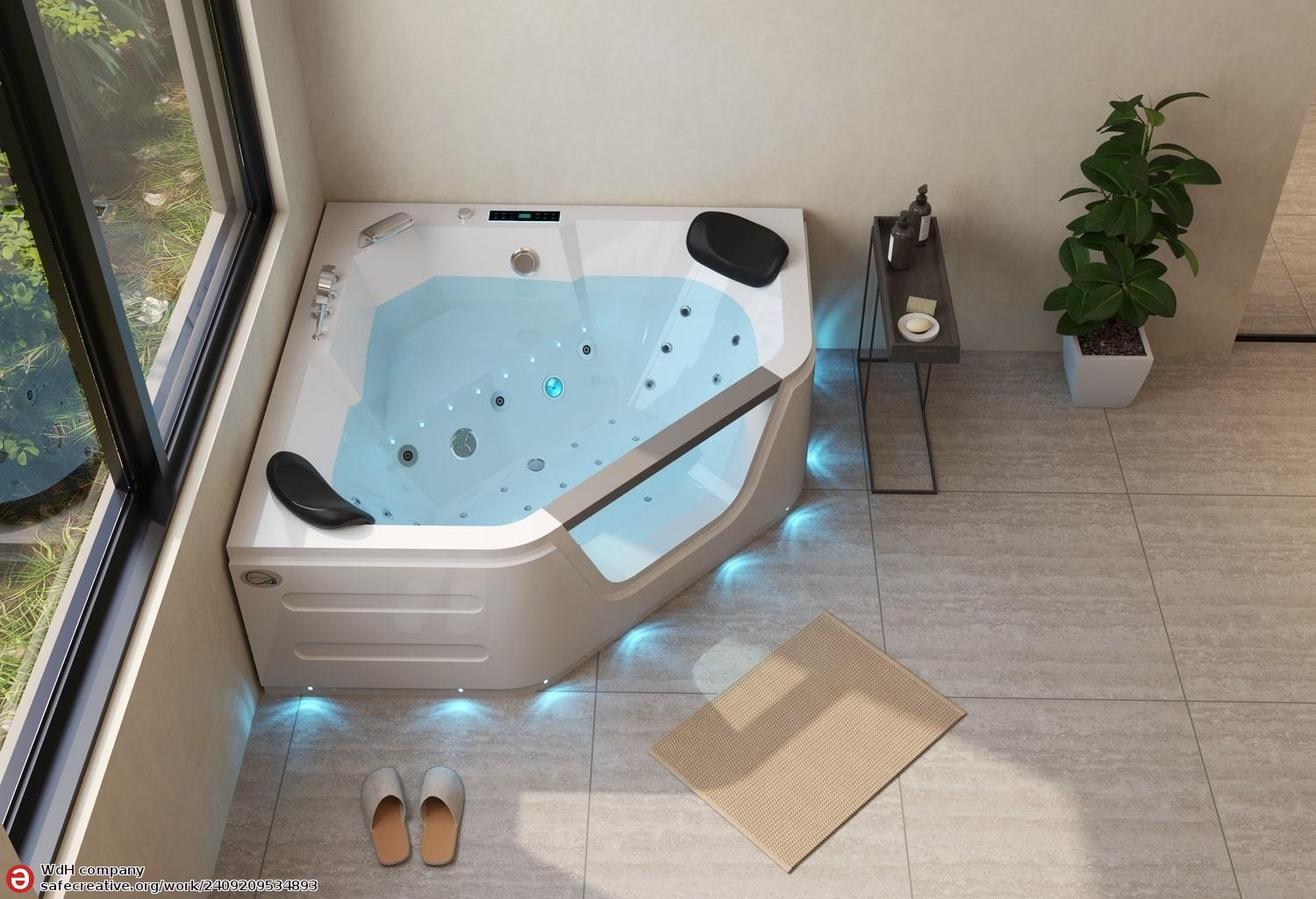 Vasca idromassaggio jacuzzi TASOS