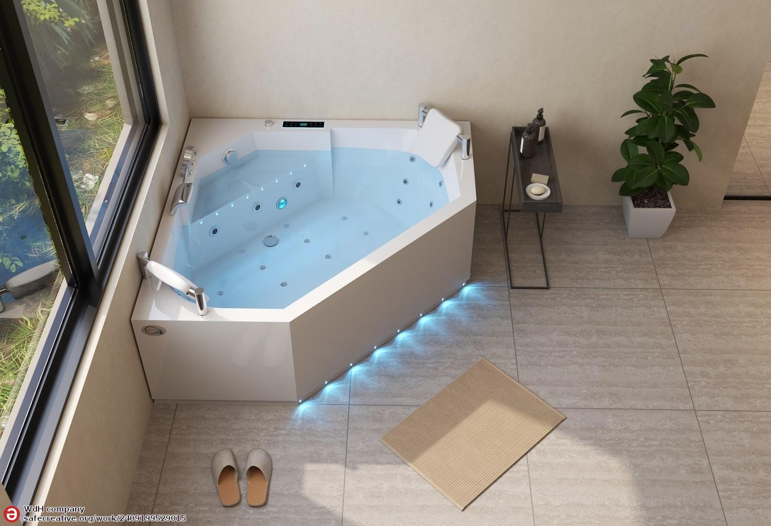 Vasca idromassaggio jacuzzi SIROS