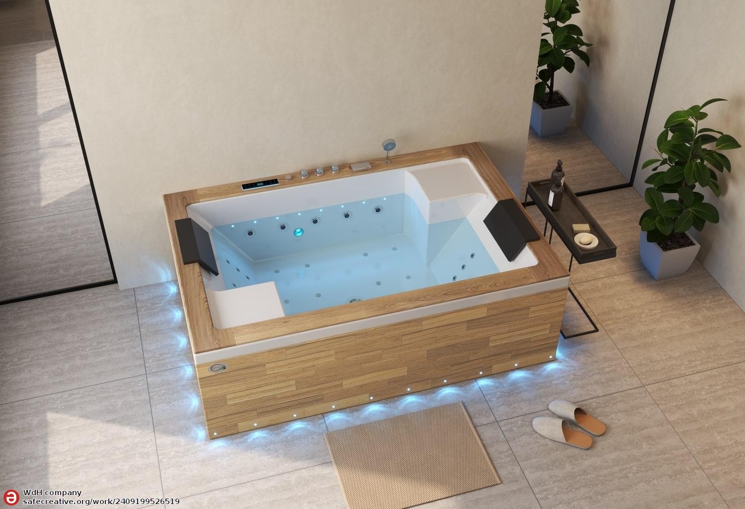 Vasca idromassaggio jacuzzi ITACA CLEAR WOOD