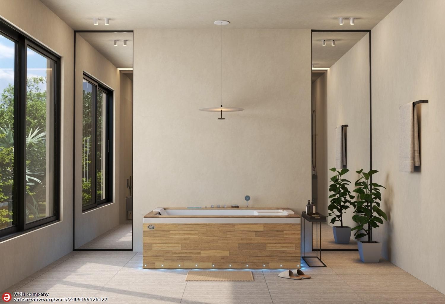 Vasca idromassaggio jacuzzi ITACA CLEAR WOOD