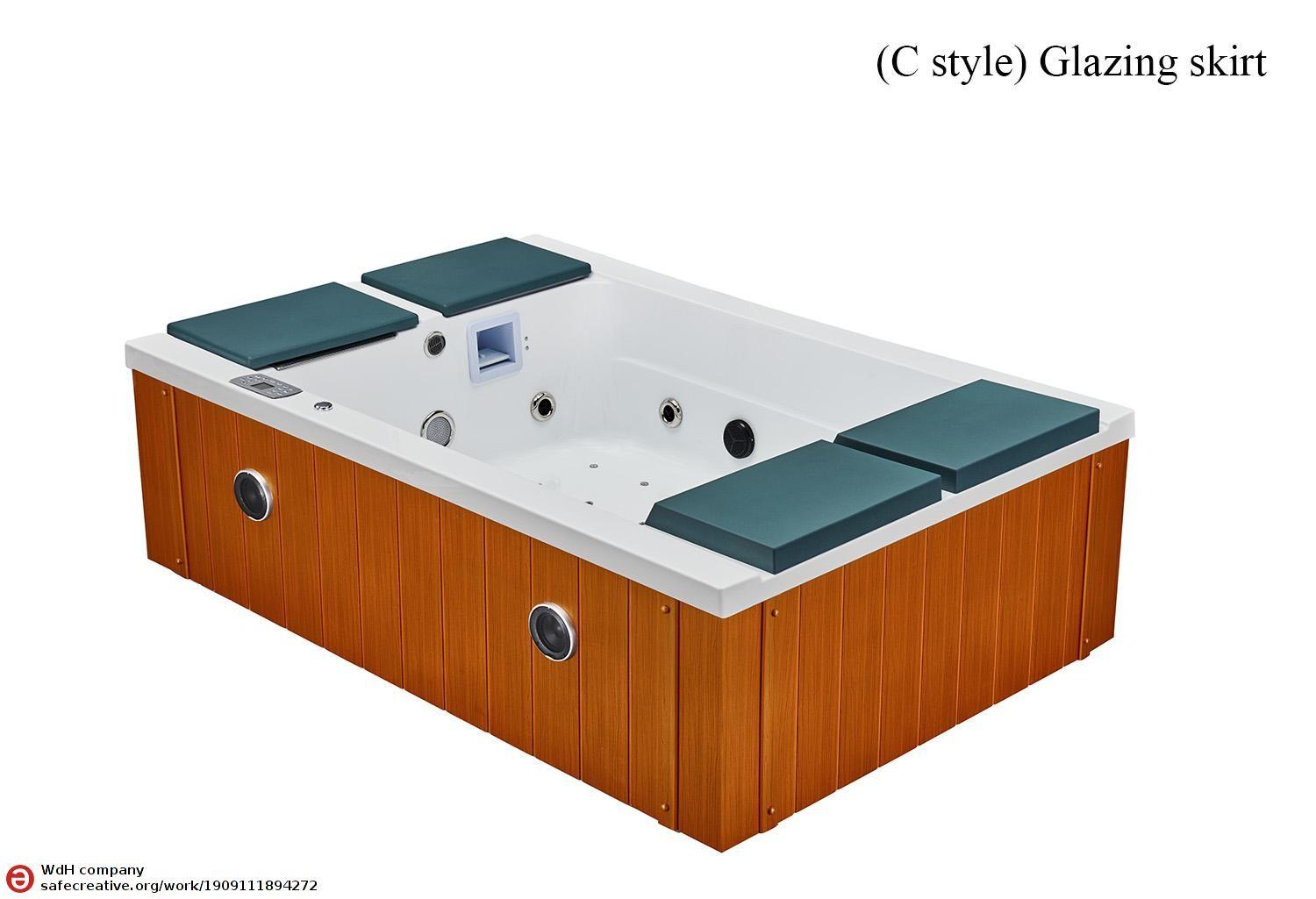 Vasca idromassaggio da esterno jacuzzi Crystal Plus