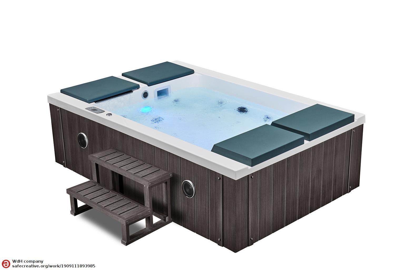 Vasca idromassaggio da esterno jacuzzi Crystal Plus