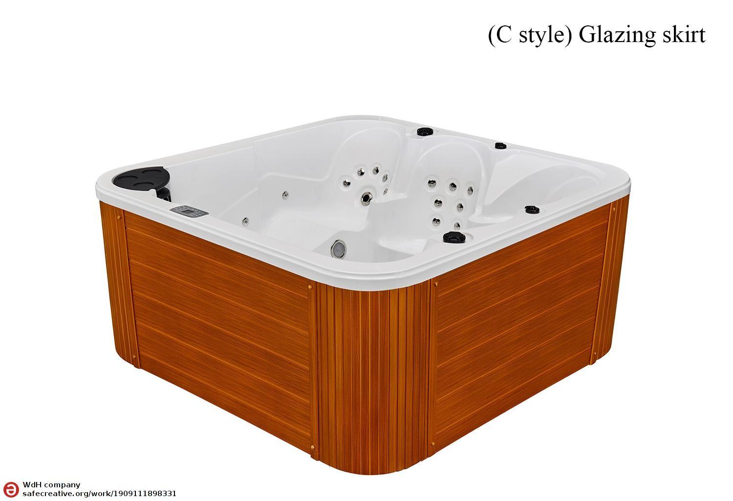 Vasca idromassaggio da esterno jacuzzi Nectar