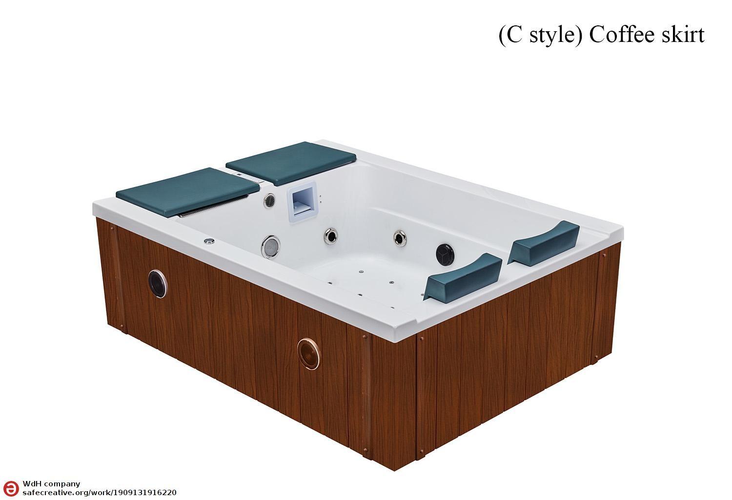 Vasca idromassaggio da esterno jacuzzi Crystal "Low Cost"