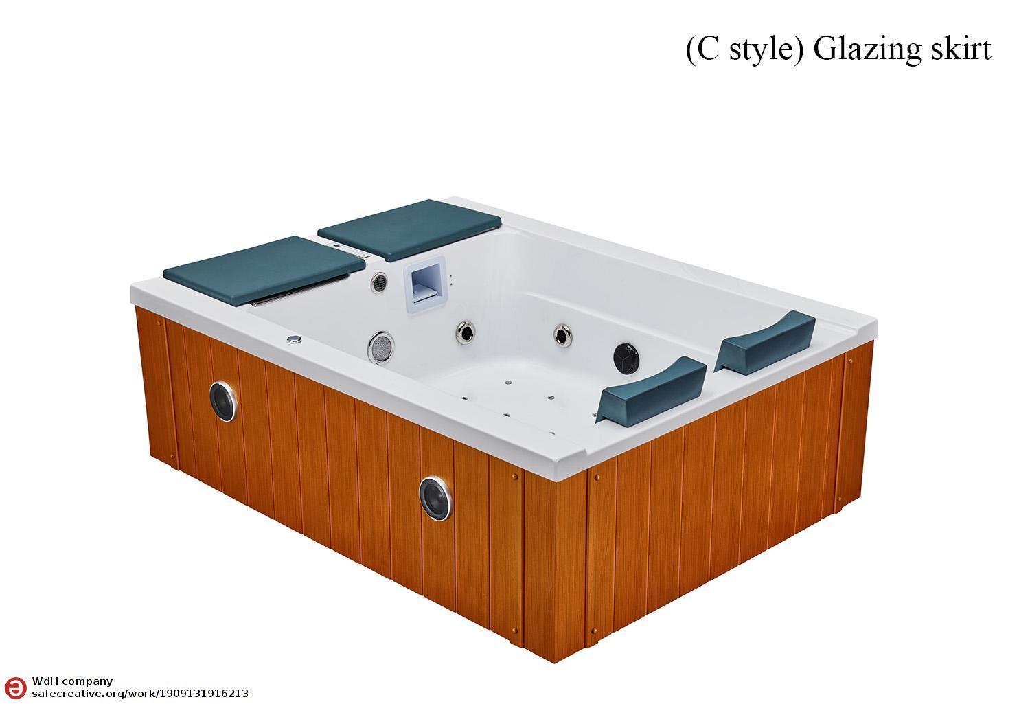 Vasca idromassaggio da esterno jacuzzi Crystal "Low Cost"