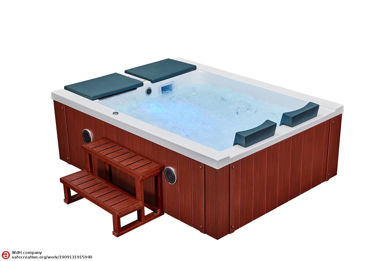 Vasca idromassaggio da esterno jacuzzi Crystal "Low Cost"