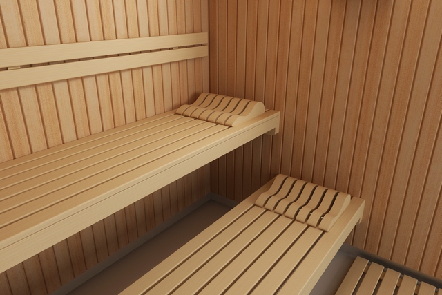 La cura di una sauna in legno